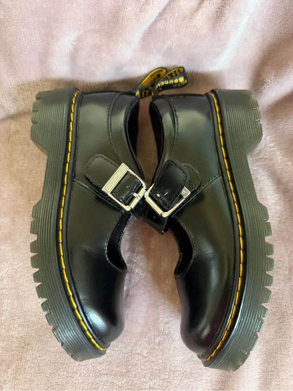Dr. Martens Big Girl Marry Jane Bex Shoes in Black Size US 13